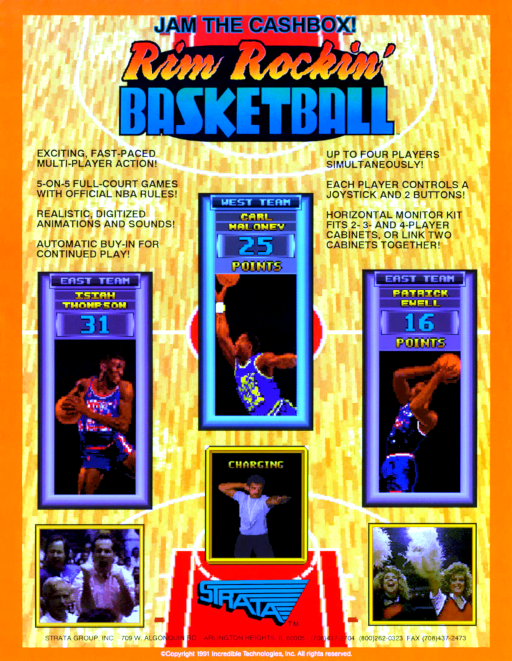 Rim Rockin' Basketball (V1.6) MAME2003Plus Game Cover